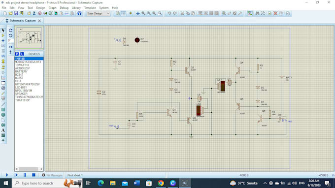 Do circuit simulation and pcb design using proteus by Atrafay123 | Fiverr