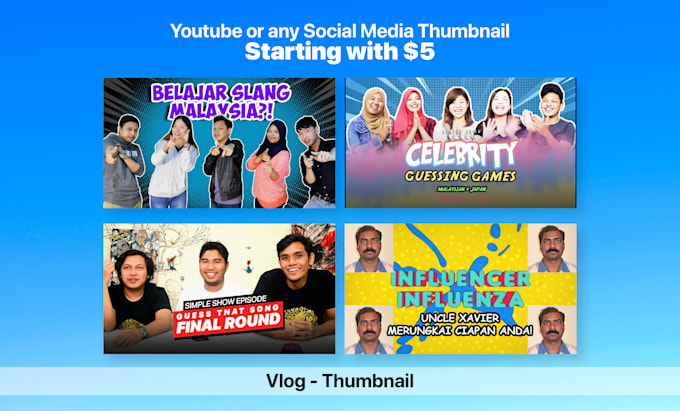 design your youtube thumbnail creatively