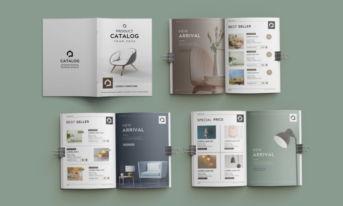 Design product catalogue for interior furniture clothing fashion showcase sale by Designlix Fiverr