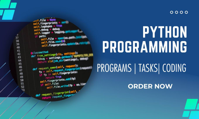 Be python programmer for your python tasks by Structhubster | Fiverr