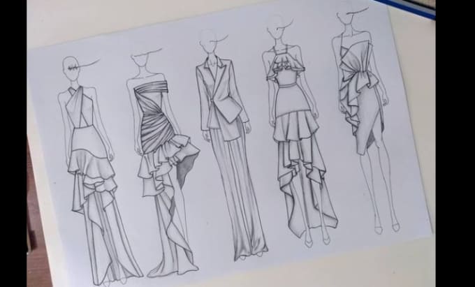 Design best fashion collection and illustrations for you by Hafsa_razi ...