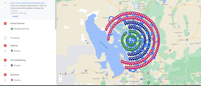 Do google map stacking for local seo 3 pack map ranking by Webignite1 ...