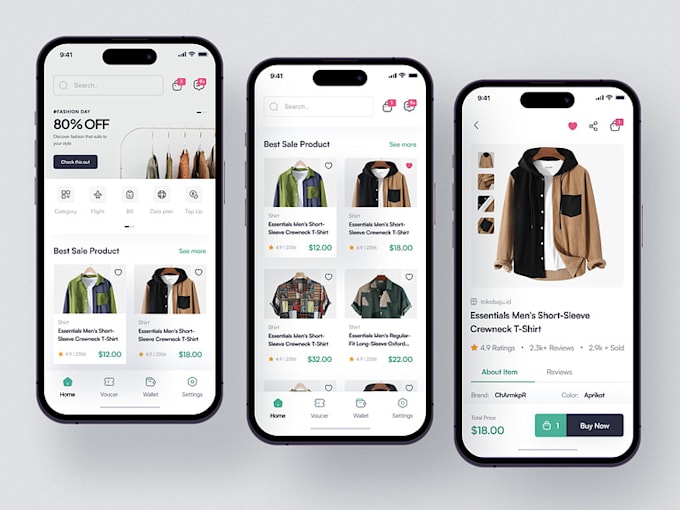 develop multivendor app, marketplace app, ecommerce app, buy and selling app,