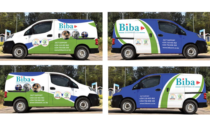 Make creative vehicle wrap design car wrap design professional semi