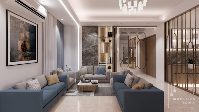 do all interior design 3d rendering