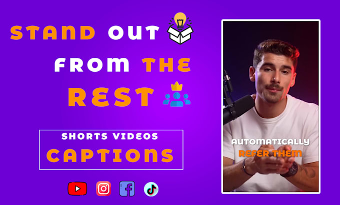 Add viral captions to instagram reels, tiktok and shorts by Waqas_abid1 ...