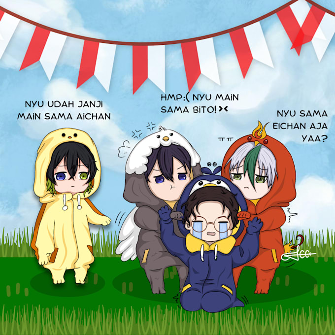 draw cute chibi anime characters