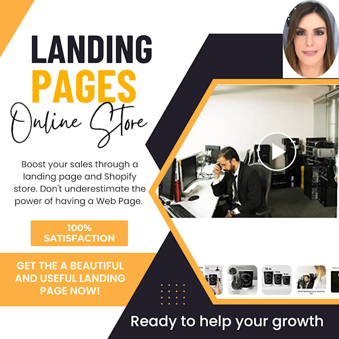 design a landing page shopify store facebook instagram ads