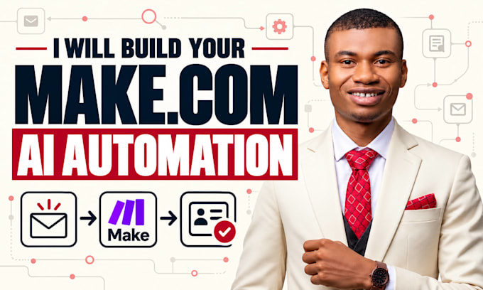 build make com automation and ai automation for your business