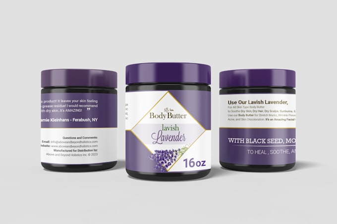 do product label design and supplement label design