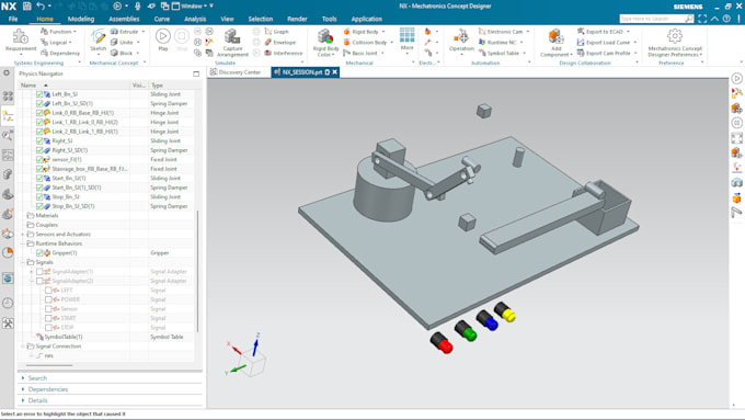 assist in computer aided design and nx mcd tasks
