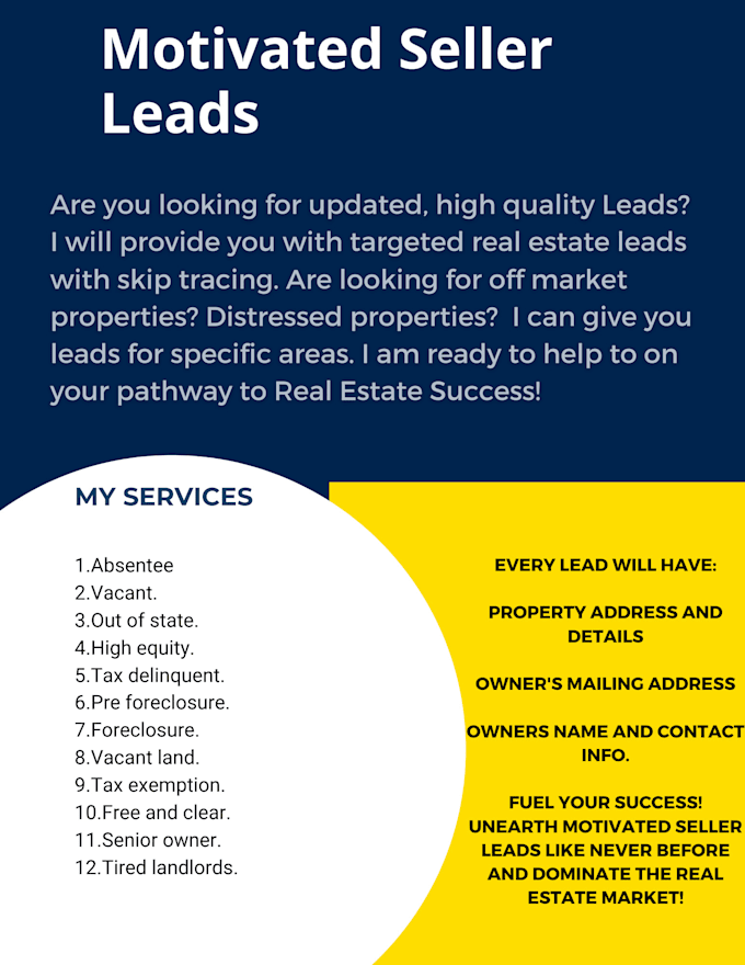 get you motivated seller leads