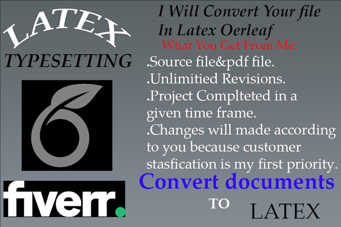 create and design latex documents on overleaf