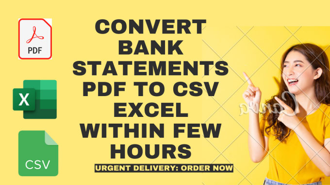 Convert Bank Statement Pdf To Excel Csv For Quickbooks Xero By Aleesha8698 Fiverr 2409