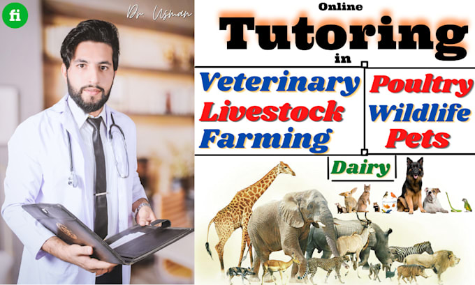be your pets tutor to teach poultry, dairy, veterinary, livestock and farming
