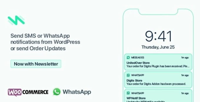 build online whatsapp order notification store