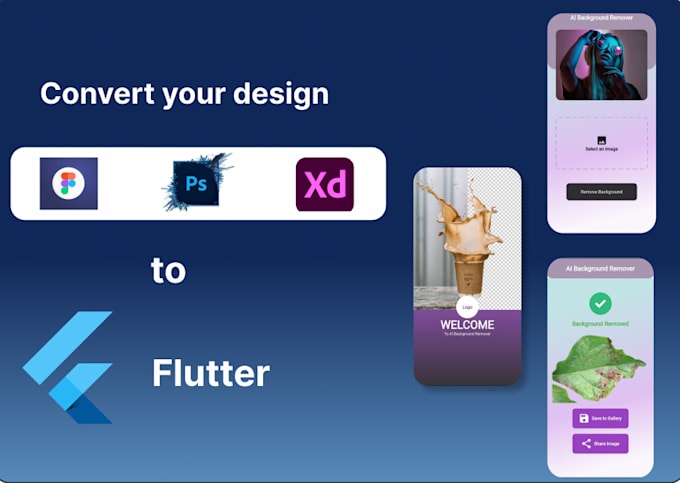 Convert figma design to flutter responsive app by Marianazir952 | Fiverr