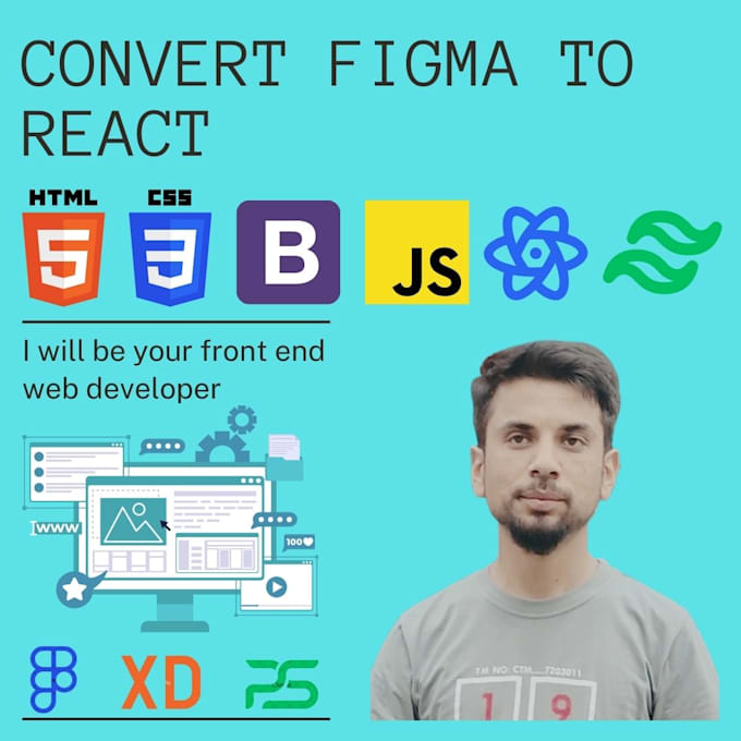 Be your front end developer by Sheraz_karim132 | Fiverr