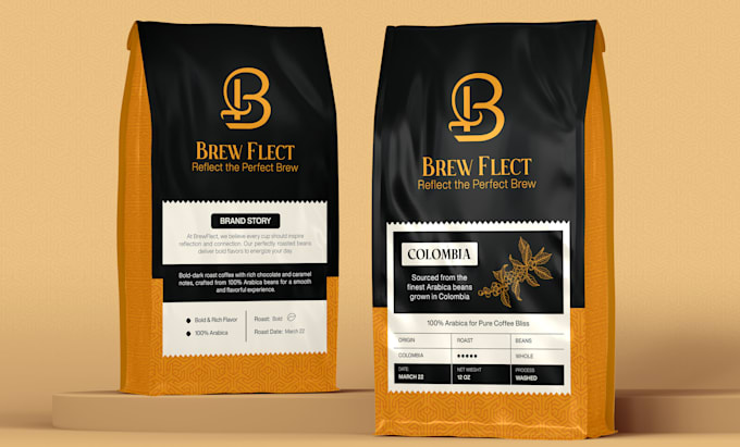 do pouch design, food packaging, coffee packaging, mylar bag, packaging design