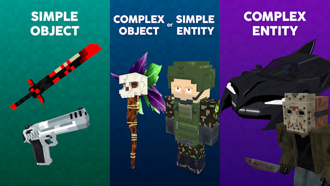 make a minecraft 3d model in blockbench