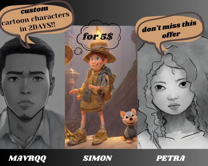 Make Custom Cartoon Characters By Mavrqq Fiverr Make Custom Cartoon Characters By Mavrqq Fiverr