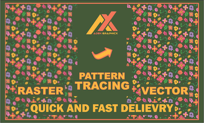 convert your pattern into high quality vector