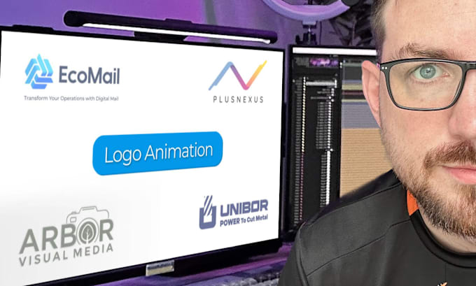 make a custom logo animation of any complexity