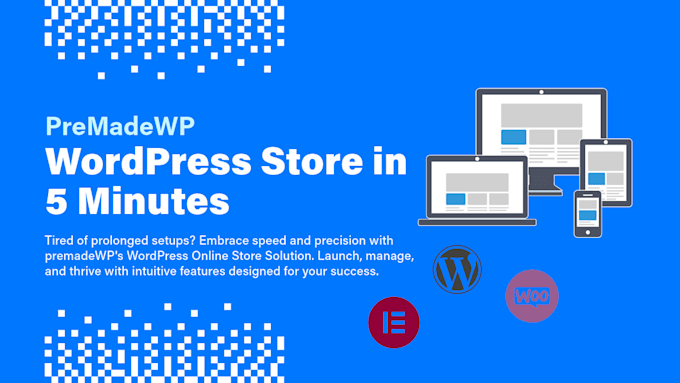 restore a pre made ecommerce website on wordpress
