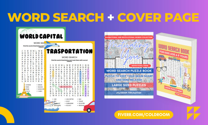Create Niche Based Word Search Puzzle Books For Amazon Kdp By Coldroom Create Niche Based Word Search Puzzle Books For Amazon Kdp By Coldroom