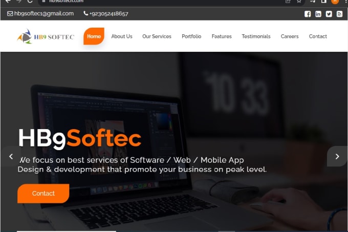 design your desired website with word press