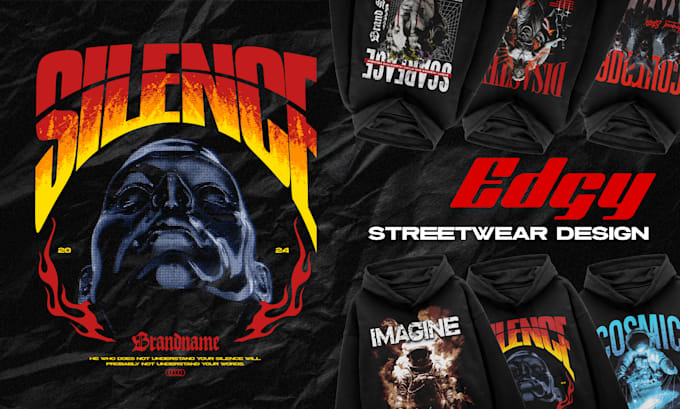 design an edgy streetwear for your brand