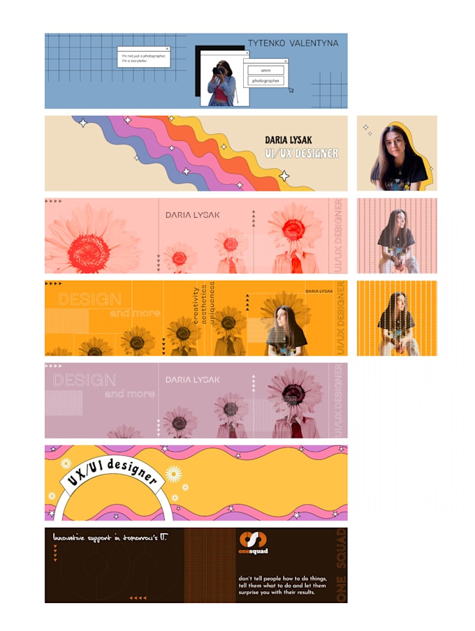 Do an apt and creative cover for your linkedin by Daria_lysak | Fiverr