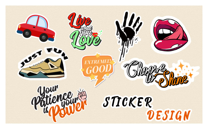 Sticker logo personnalisé : Créez vos stickers en ligne