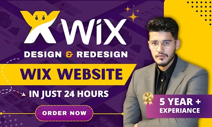 design wix website, redesign wix website or wix business website
