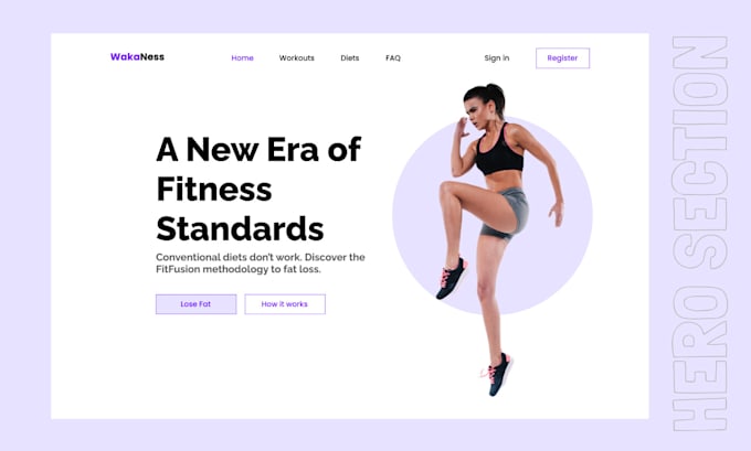 do creative website header, slider, ad banner, hero section