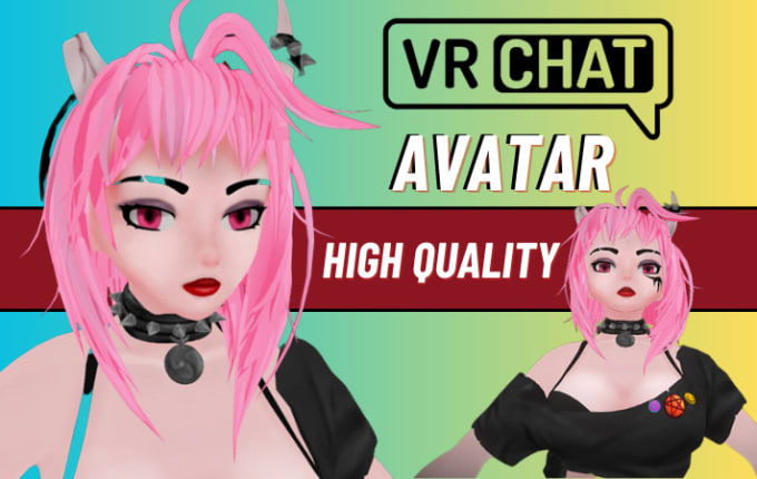 Make a high quality vrchat avatar, 3d character modeling, furry avatar ...