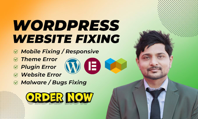 fix wordpress issues, customizations or bugs within 24 hours
