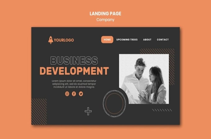 Code your front end in html css js and boostrap with full responsive by ...