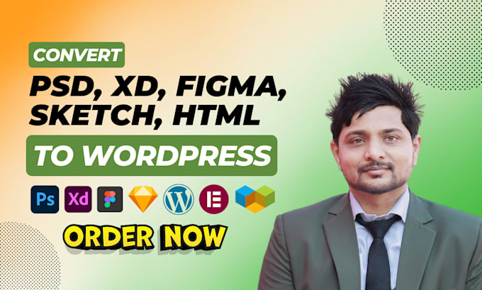 Convert xd, sketch, psd, figma to wordpress elementor and wp bakery by ...