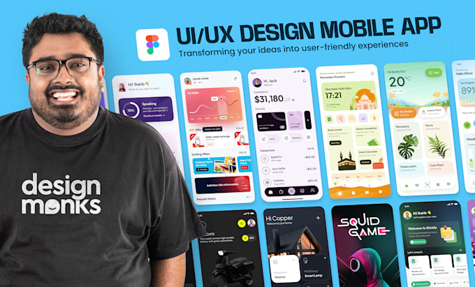 design intuitive mobile app UI UX in figma, app design, prototyping