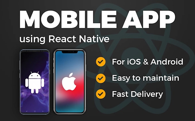 develop android and ios mobile application with react native