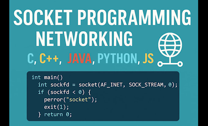 do socket programming and networking udp tcp in c cpp java python js, os, cuda