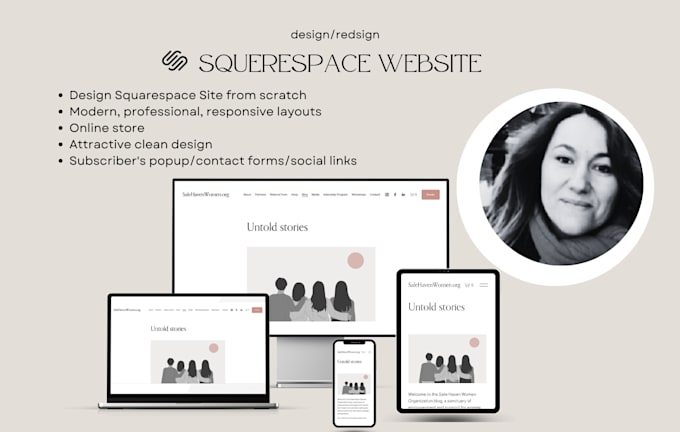 Design a stunning responsive squarespace website by Oliverapuharics ...