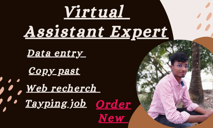 do competently perform proper data entry, copy past, typing job,