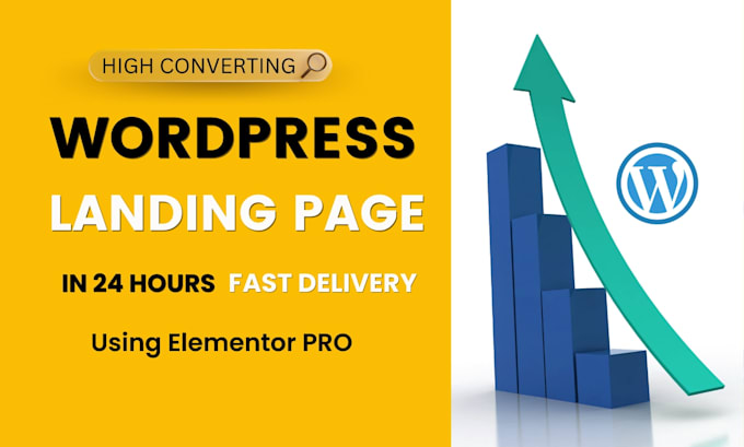 design modern high converting wordpress landing page in 24 hours