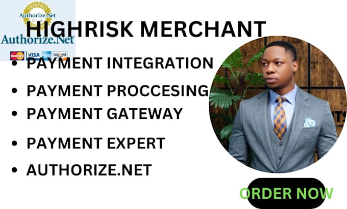 develop a validated highrisk payment gateway authorize net