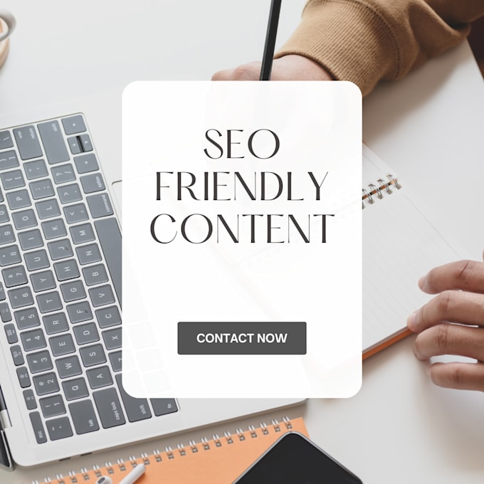 write SEO friendly articles and blogpost