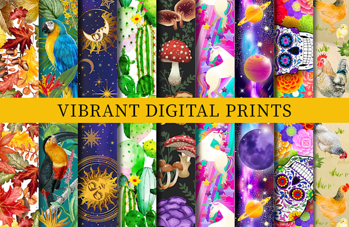 create digital patterns for stationery and decor