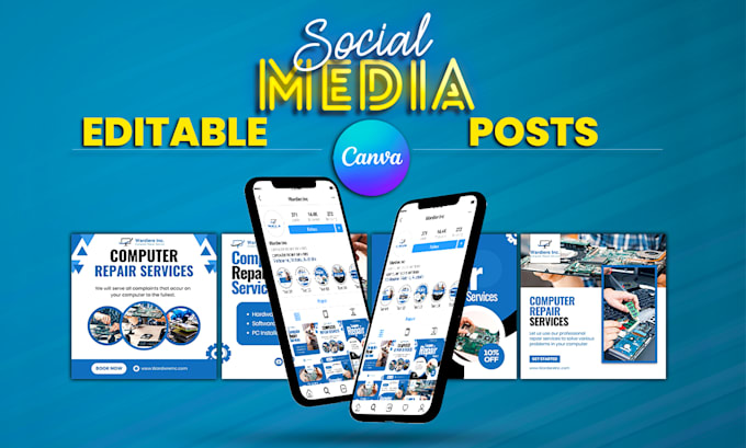 design canva templates, instagram post, carousel or anything in canva