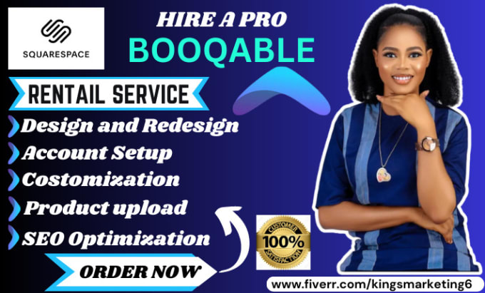 Setup booqable rental service integrate shopify web design calendly